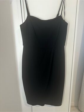 Express Black Spaghetti Strap Sheath Dress